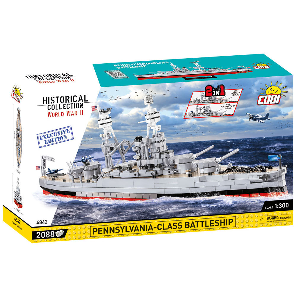 Executive Edition Pennsylvania-Class Battleship Building Set - Main Image | TheBrickTube