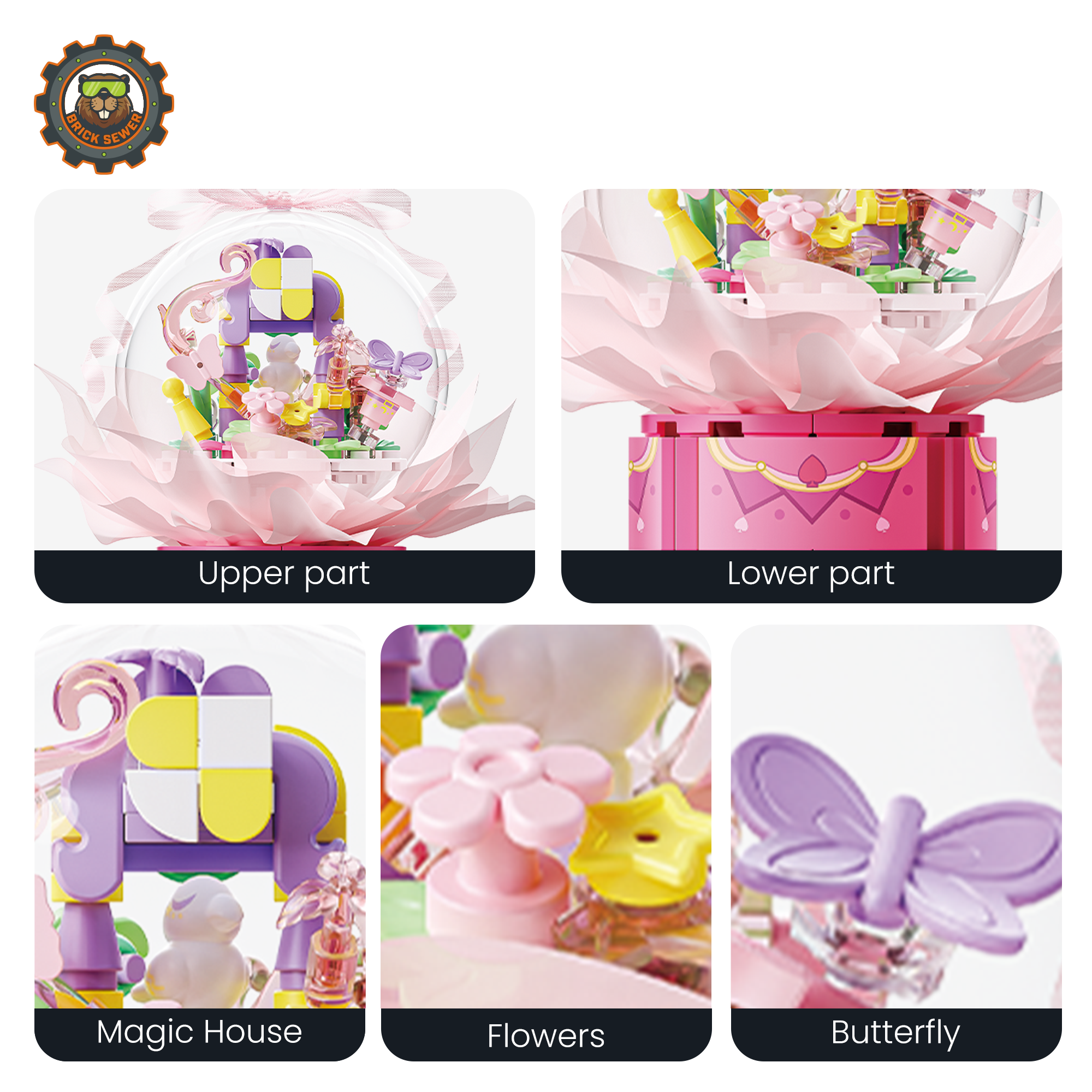 Fairy Castle Blind Box Set (6 out of 7, no repeating) | Building Blocks Set - Image 7 of 24 | TheBrickTube