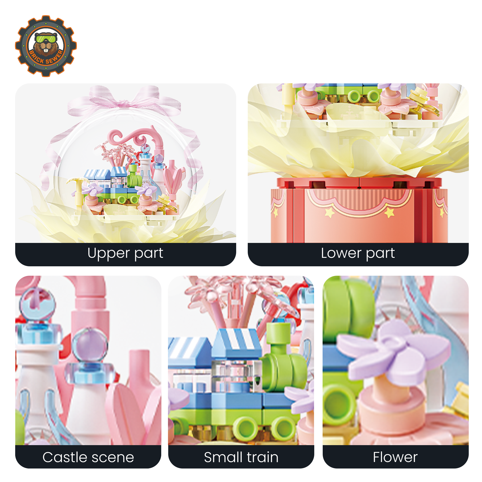 Fairy Castle Blind Box Set (6 out of 7, no repeating) | Building Blocks Set - Image 10 of 24 | TheBrickTube