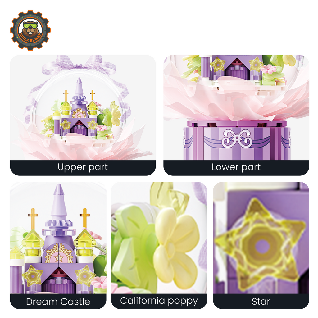 Fairy Castle Blind Box Set (6 out of 7, no repeating) | Building Blocks Set - Image 19 of 24 | TheBrickTube