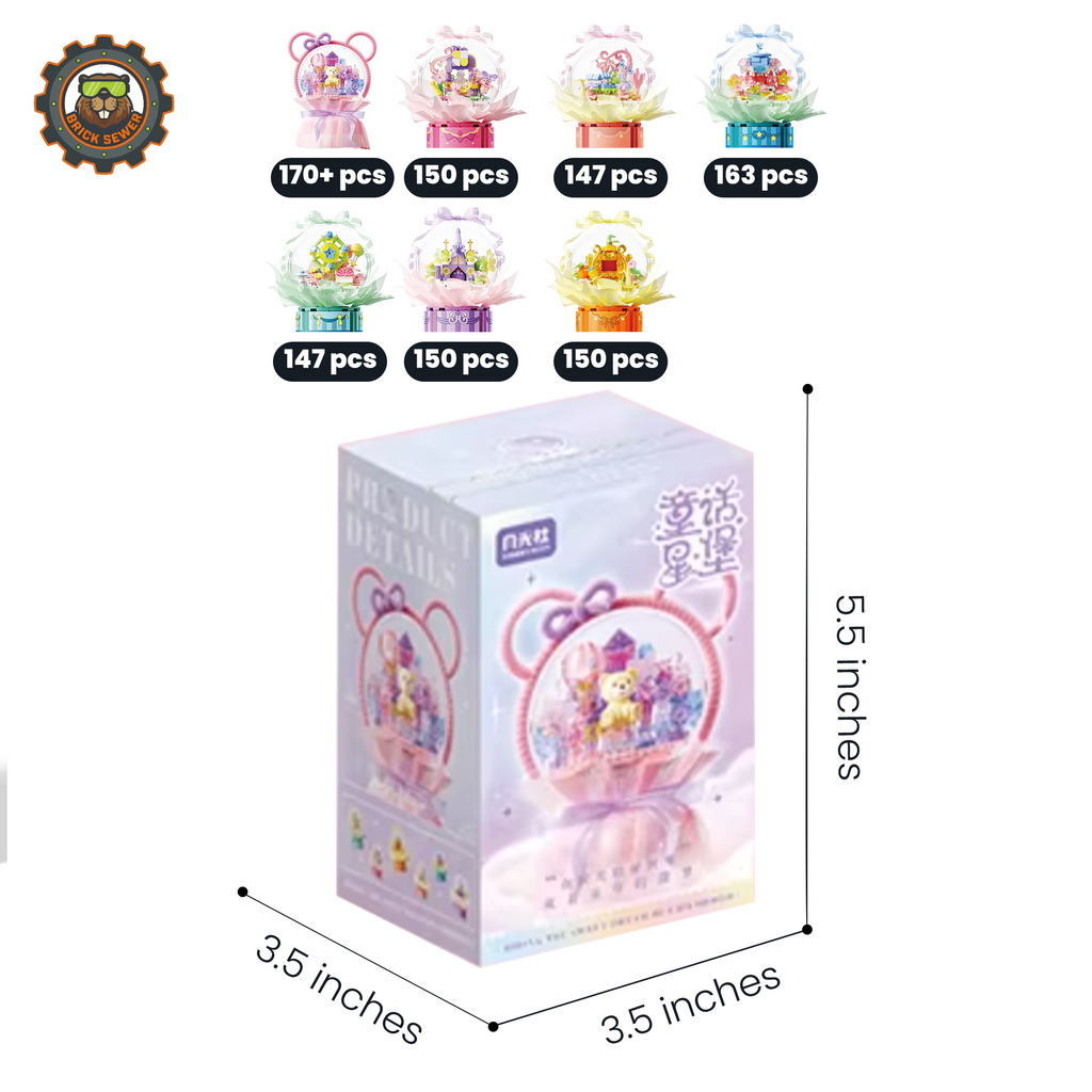 Fairy Castle Blind Box Set (6 out of 7, no repeating) | Building Blocks Set - Image 3 of 24 | TheBrickTube