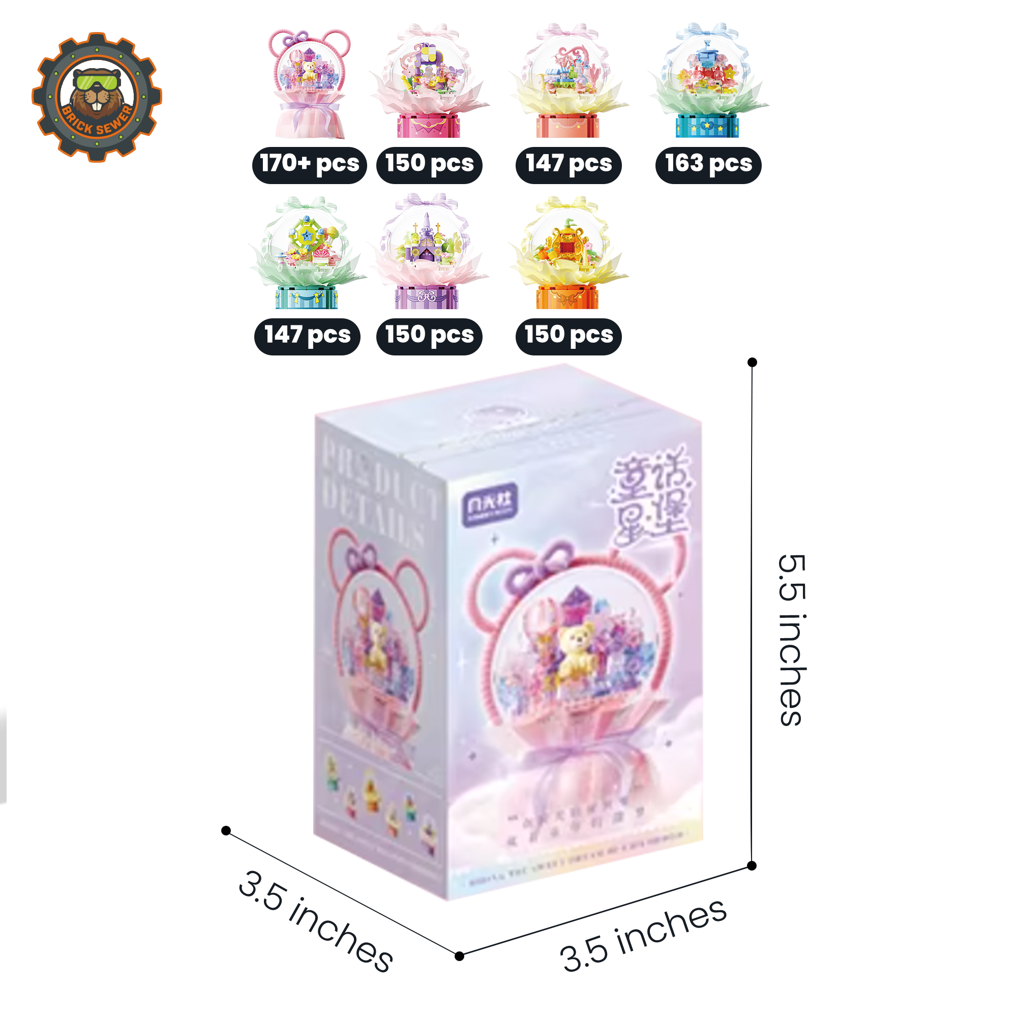 Fairy Castle Blind Box Set (6 out of 7, no repeating) | Building Blocks Set - Image 3 of 24 | TheBrickTube