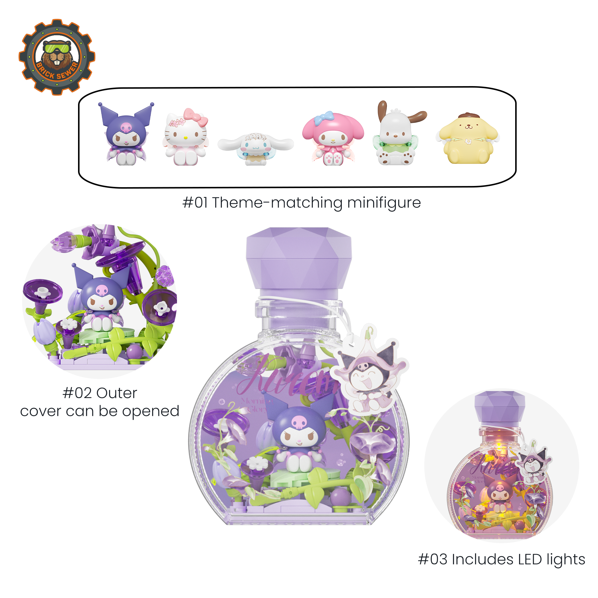 Perfume Bottle Blind Box Set (6-Pack, No Repeats) - Image 2 of 21 | TheBrickTube