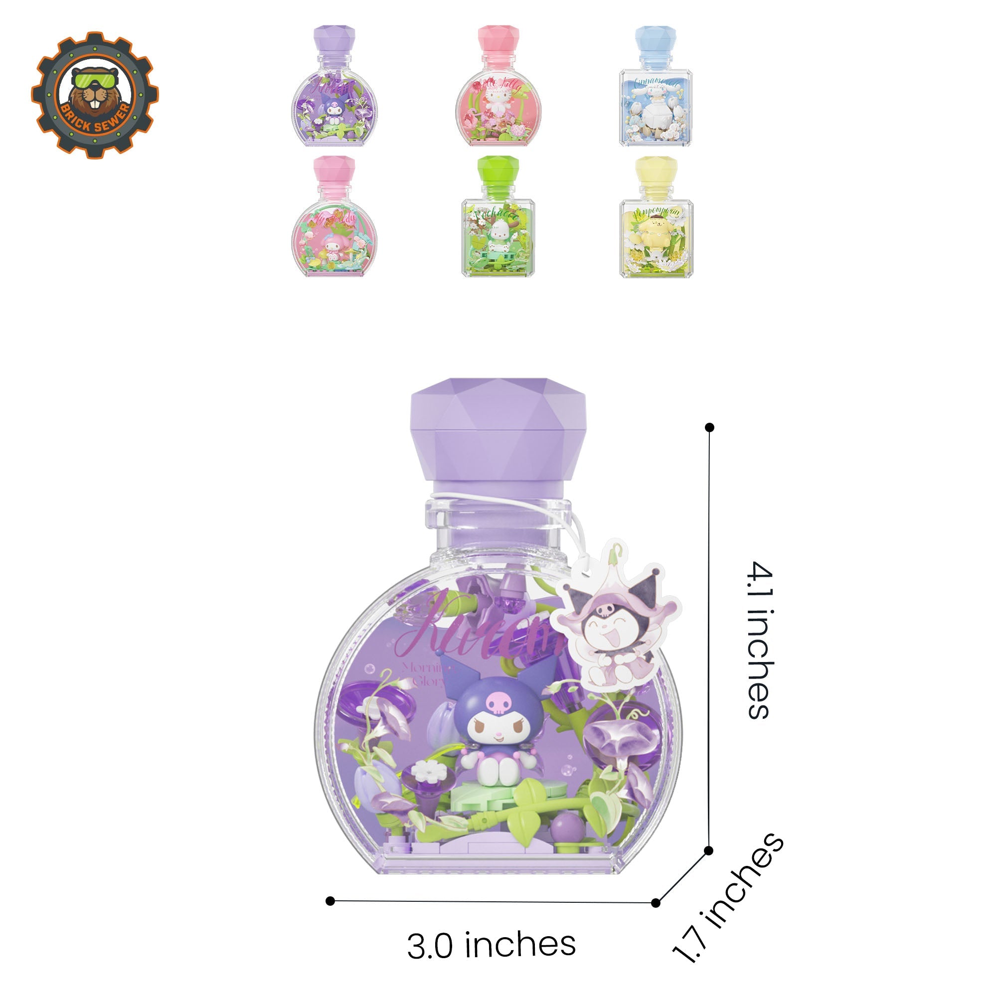 Perfume Bottle Blind Box Set (6-Pack, No Repeats) - Image 3 of 21 | TheBrickTube