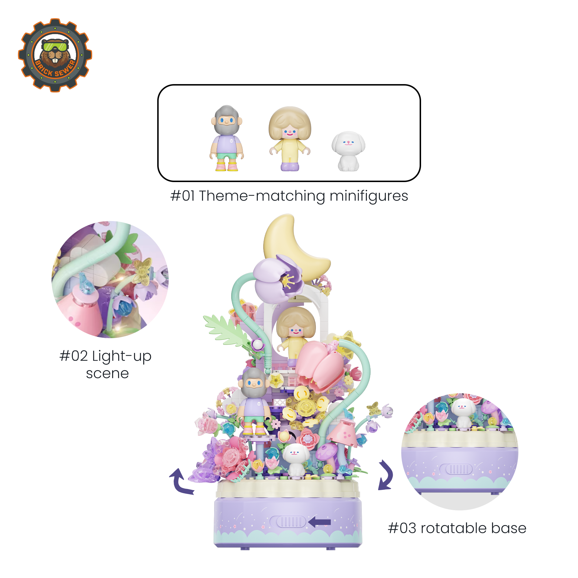 Star Garden 781pcs - Image 2 of 13 | TheBrickTube