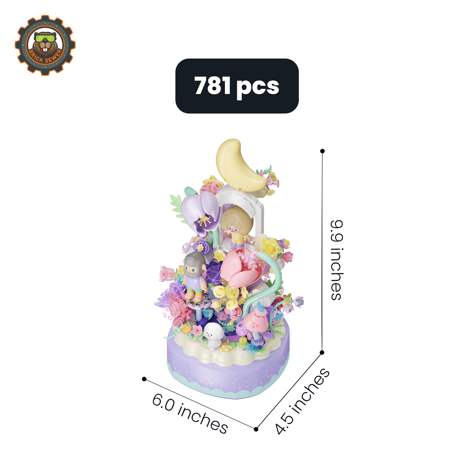 Star Garden 781pcs - Image 3 of 13 | TheBrickTube