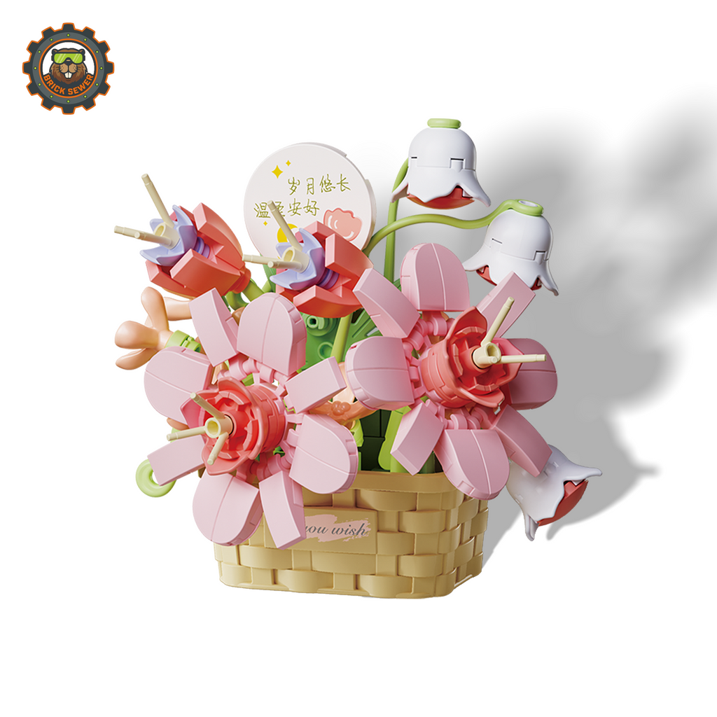 Lily Bell Promise Flower Building Blocks - Image 5 of 6 | TheBrickTube