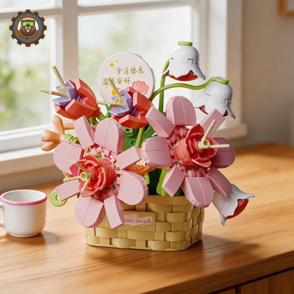 Lily Bell Promise Flower Building Blocks - Image 6 of 6 | TheBrickTube