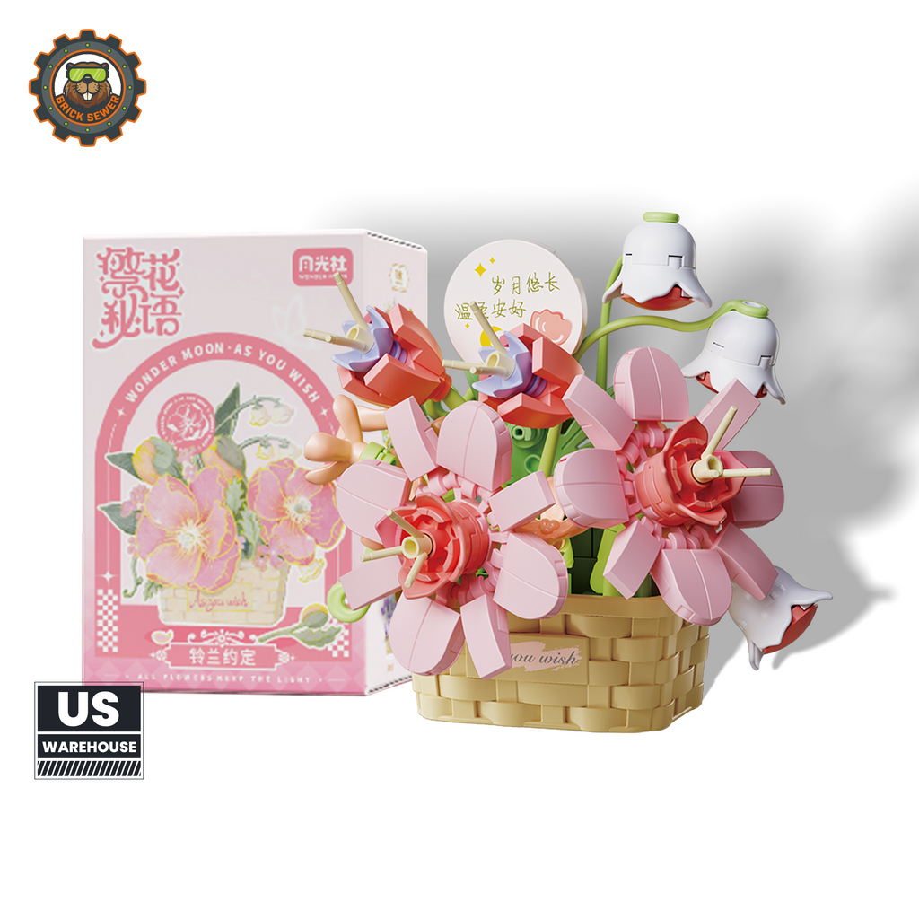 Lily Bell Promise Flower Building Blocks - Main Image | TheBrickTube