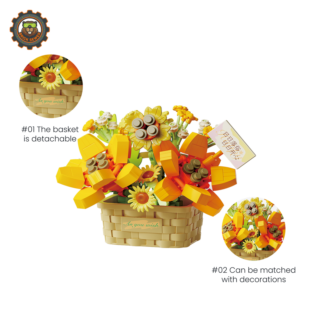 Summer Daydream Flower Building Blocks - Image 2 of 6 | TheBrickTube