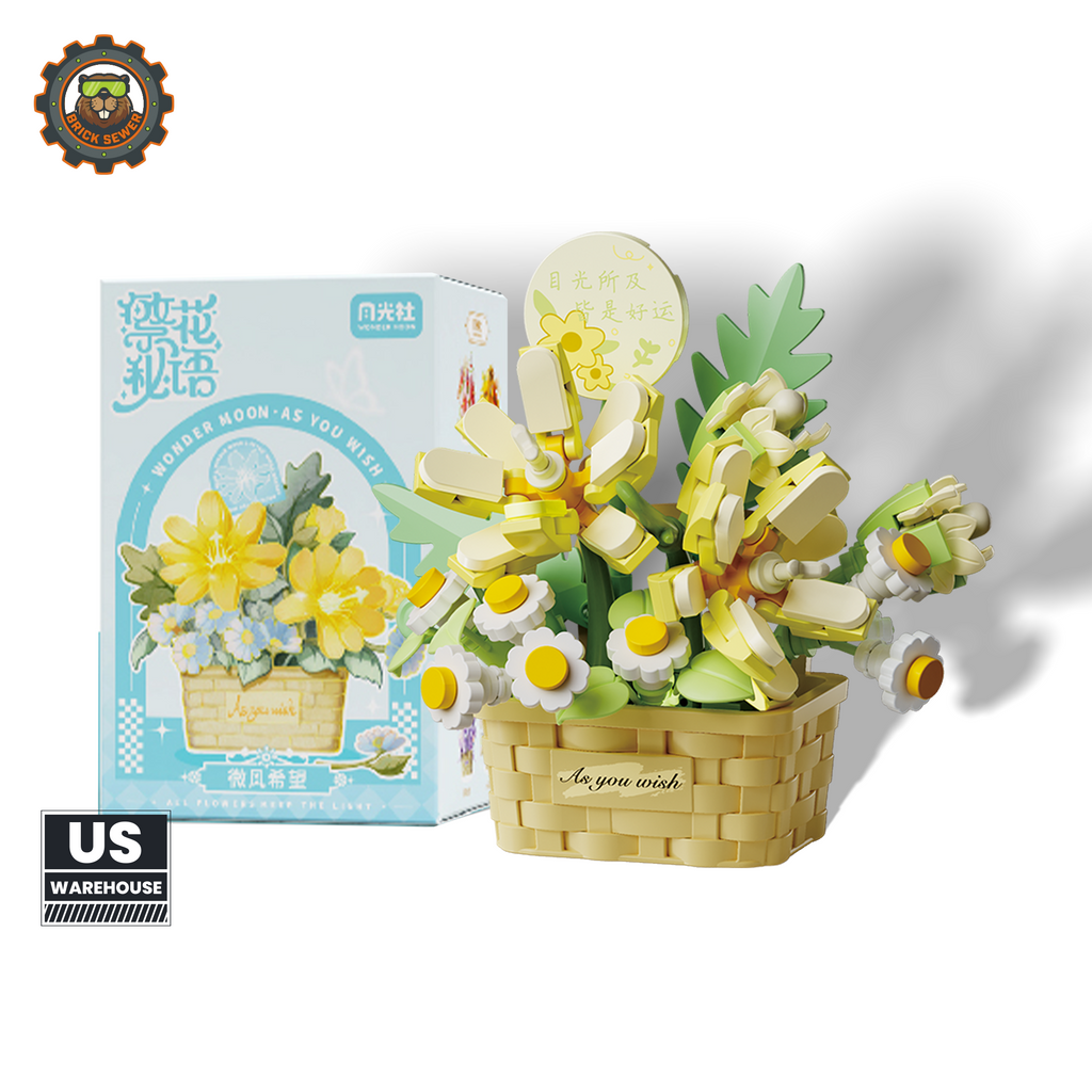 Breeze of Hope Flower Building Blocks - Main Image | TheBrickTube
