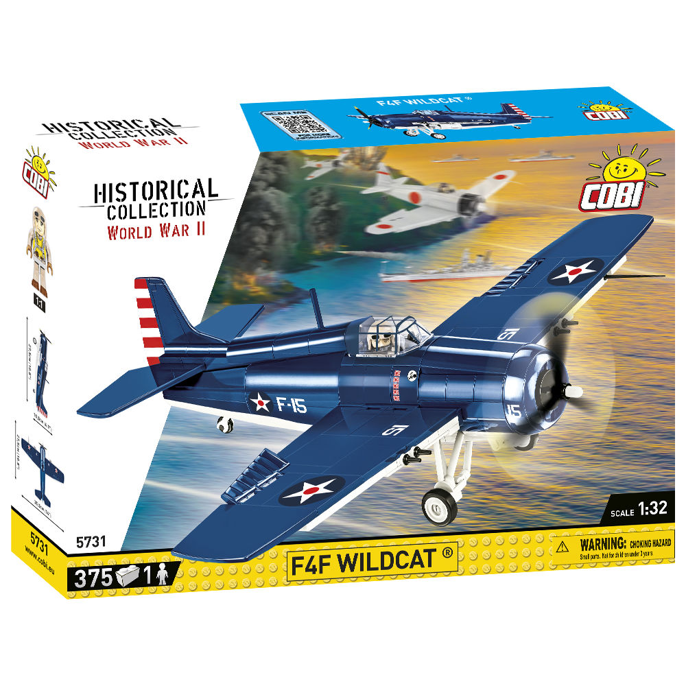 F4F Wildcat Fighter Building Set - Main Image | TheBrickTube