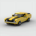 Chevrolet Camaro Z28 brick model - front angle view - TheBrickTube