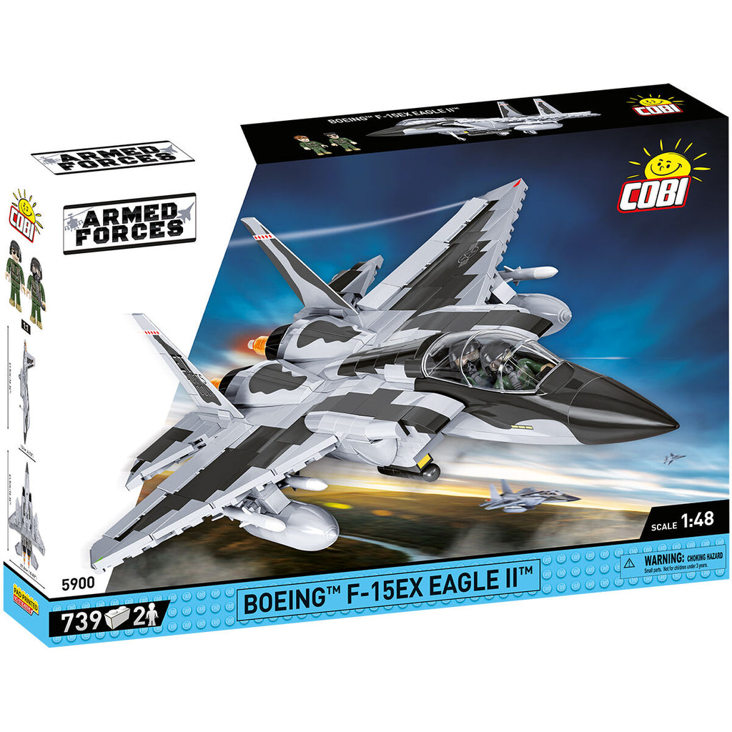 Boeing F-15EX Eagle II Fighter Jet Building Set - Main Image | TheBrickTube