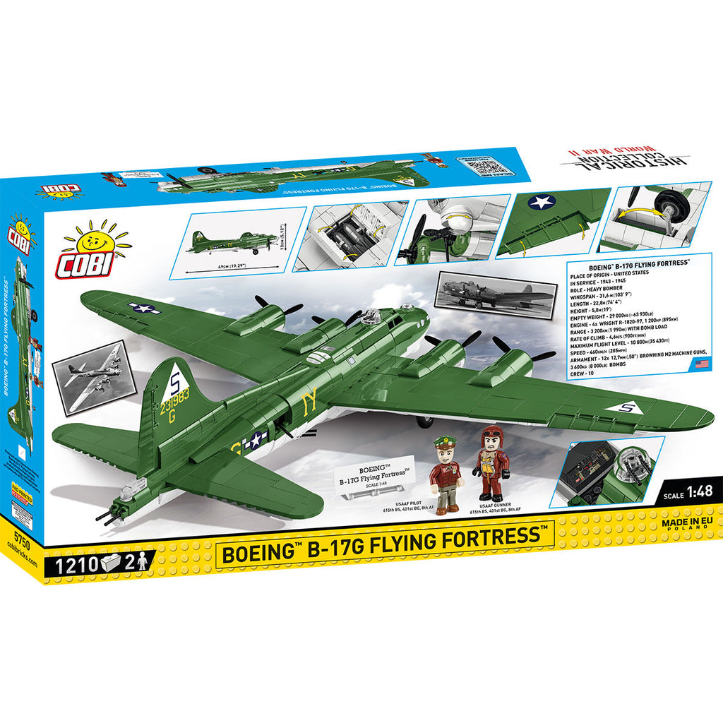 Boeing B-17G Flying Fortress Bomber Building Set - Image 2 of 6 | TheBrickTube