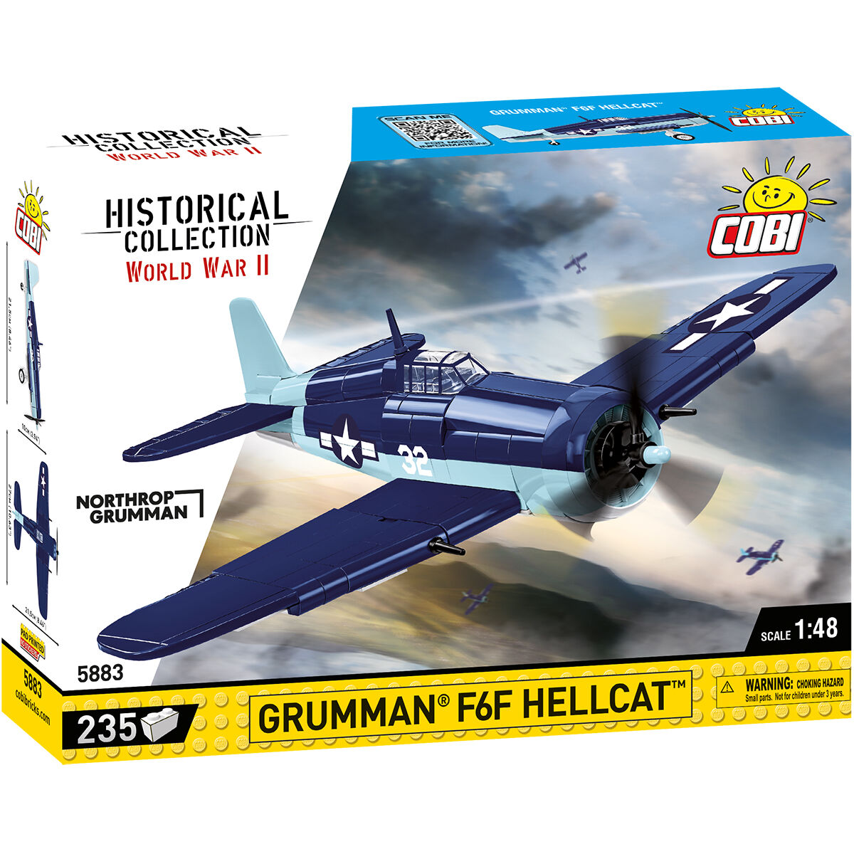Grumman F6F Hellcat Fighter Building Set - Main Image | TheBrickTube