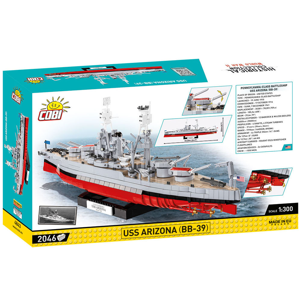 Battleship USS Arizona (BB-39) Building Set - Image 2 of 6 | TheBrickTube
