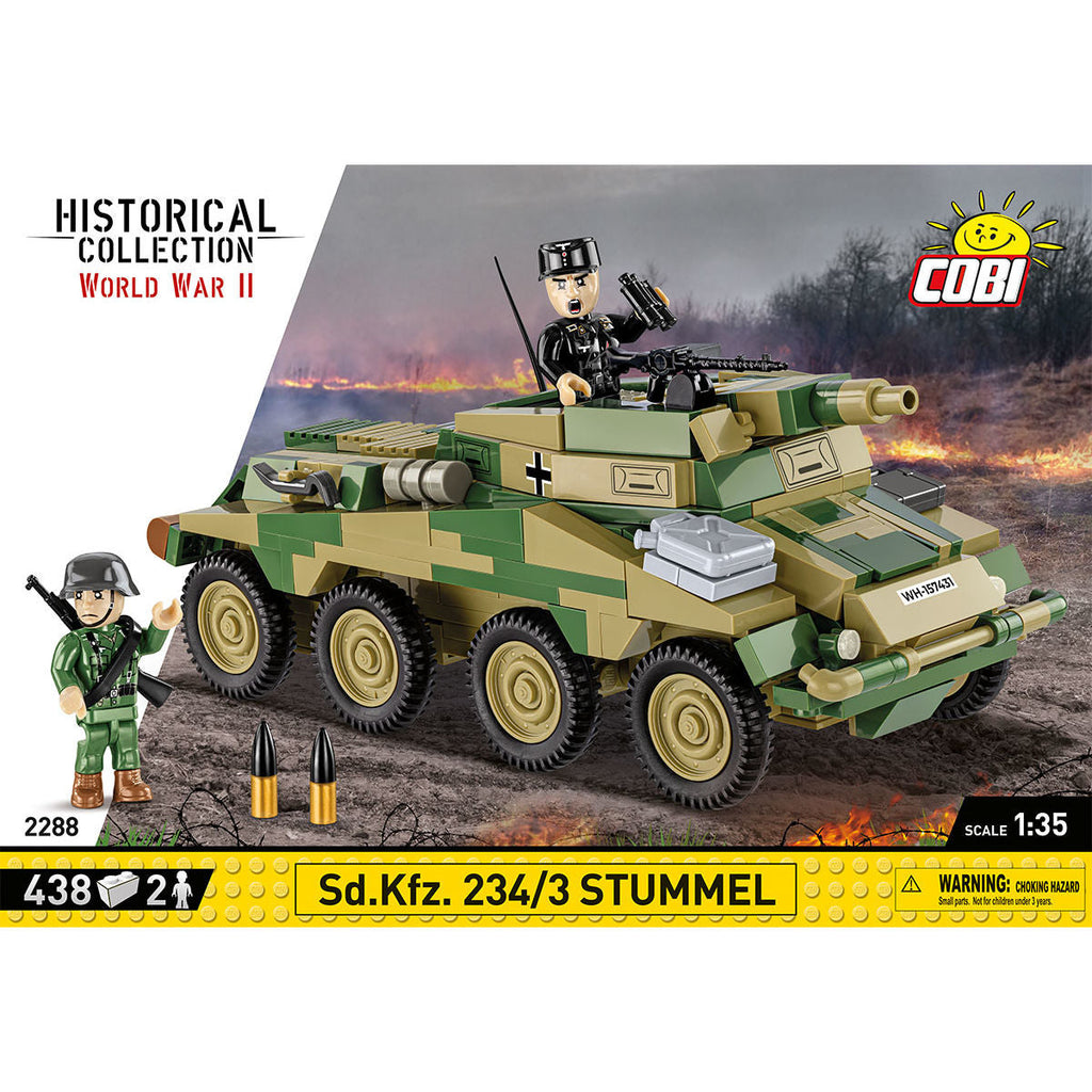 Sd.Kfz. 234/3 Stummel Armored Vehicle Building Set - Image 3 of 6 | TheBrickTube