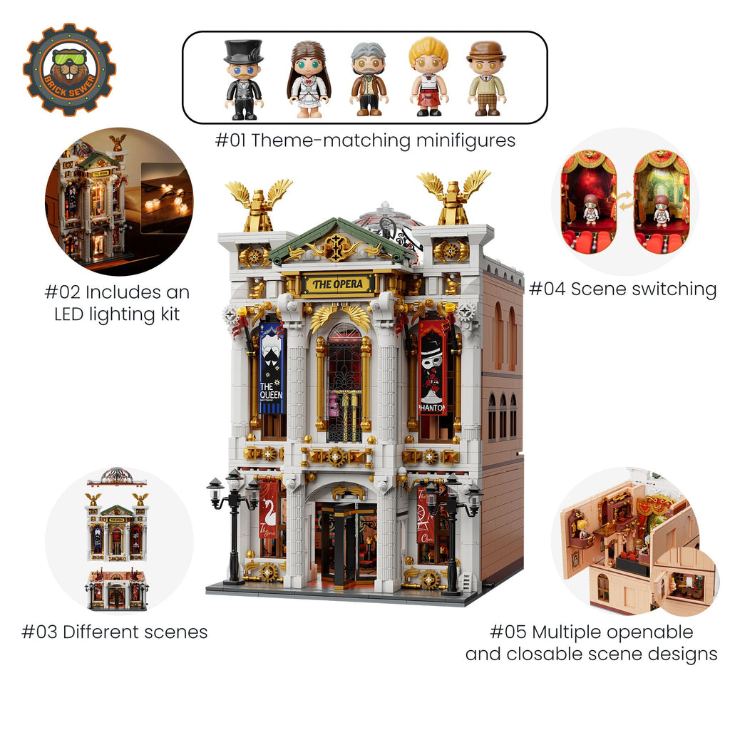 Opera House 3700pcs - Image 2 of 9 | TheBrickTube