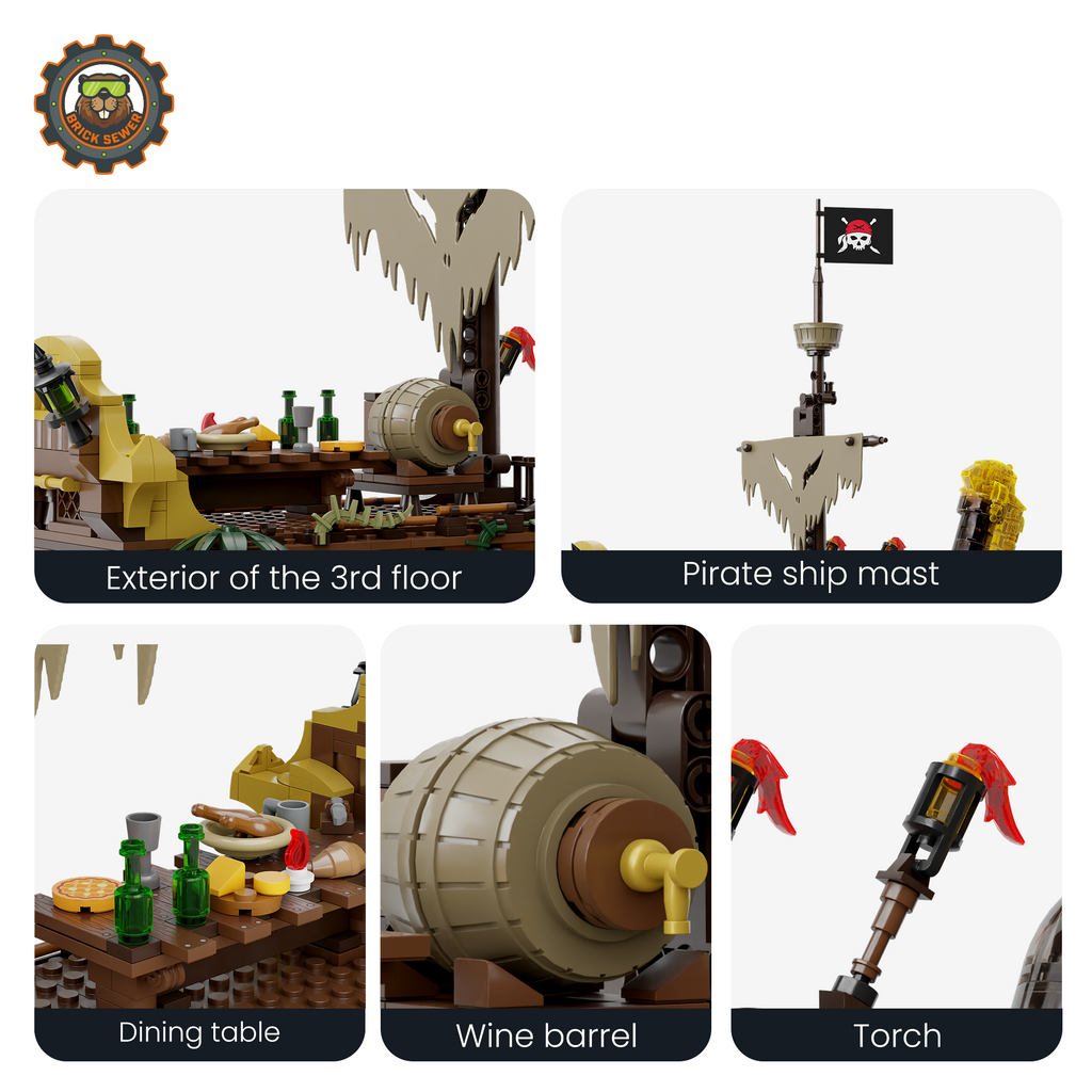 Pirates Hub 2858pcs - Image 8 of 11 | TheBrickTube