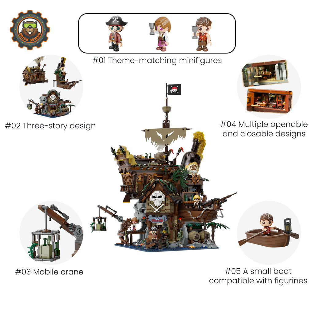 Pirates Hub 2858pcs - Image 2 of 11 | TheBrickTube
