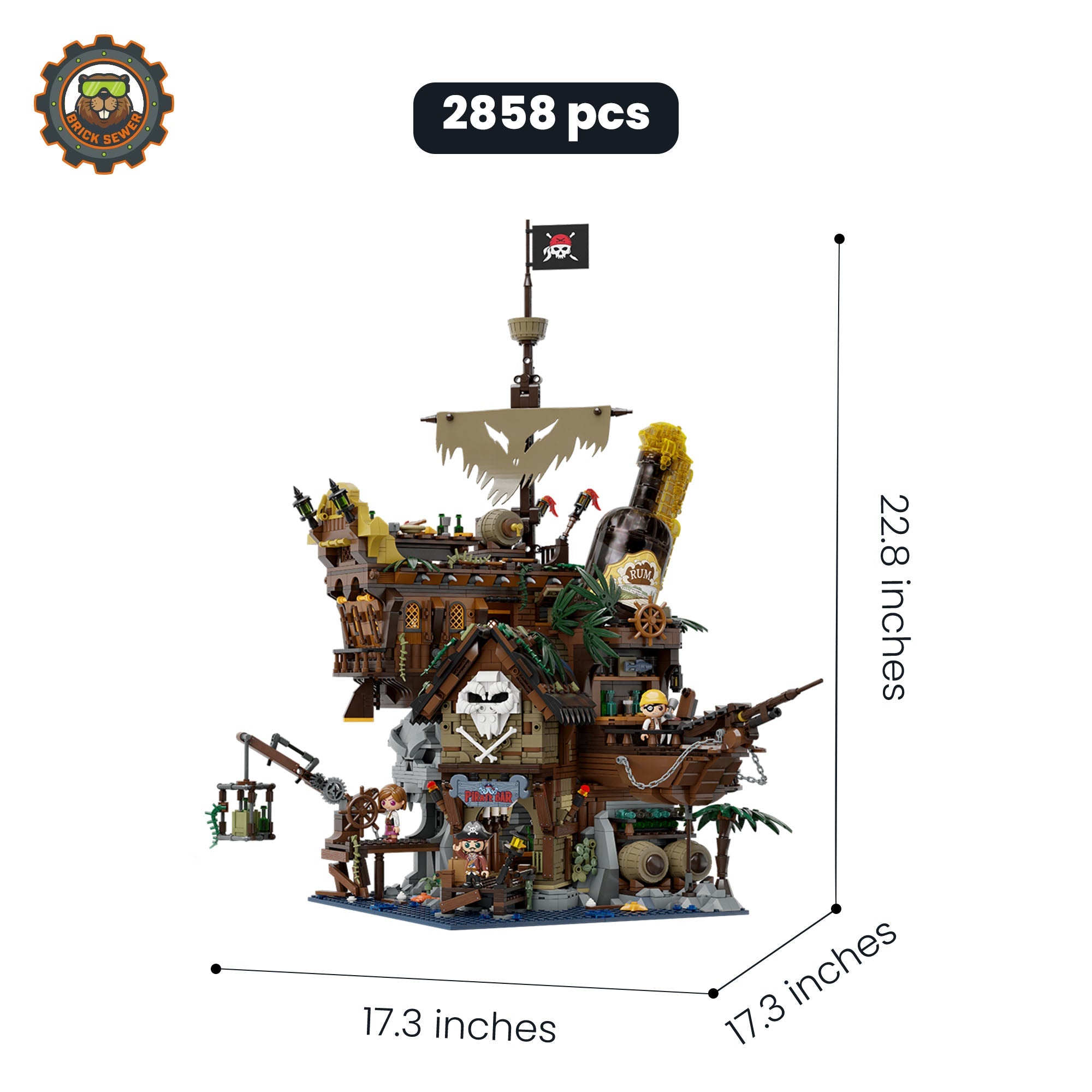 Pirates Hub 2858pcs - Image 3 of 11 | TheBrickTube