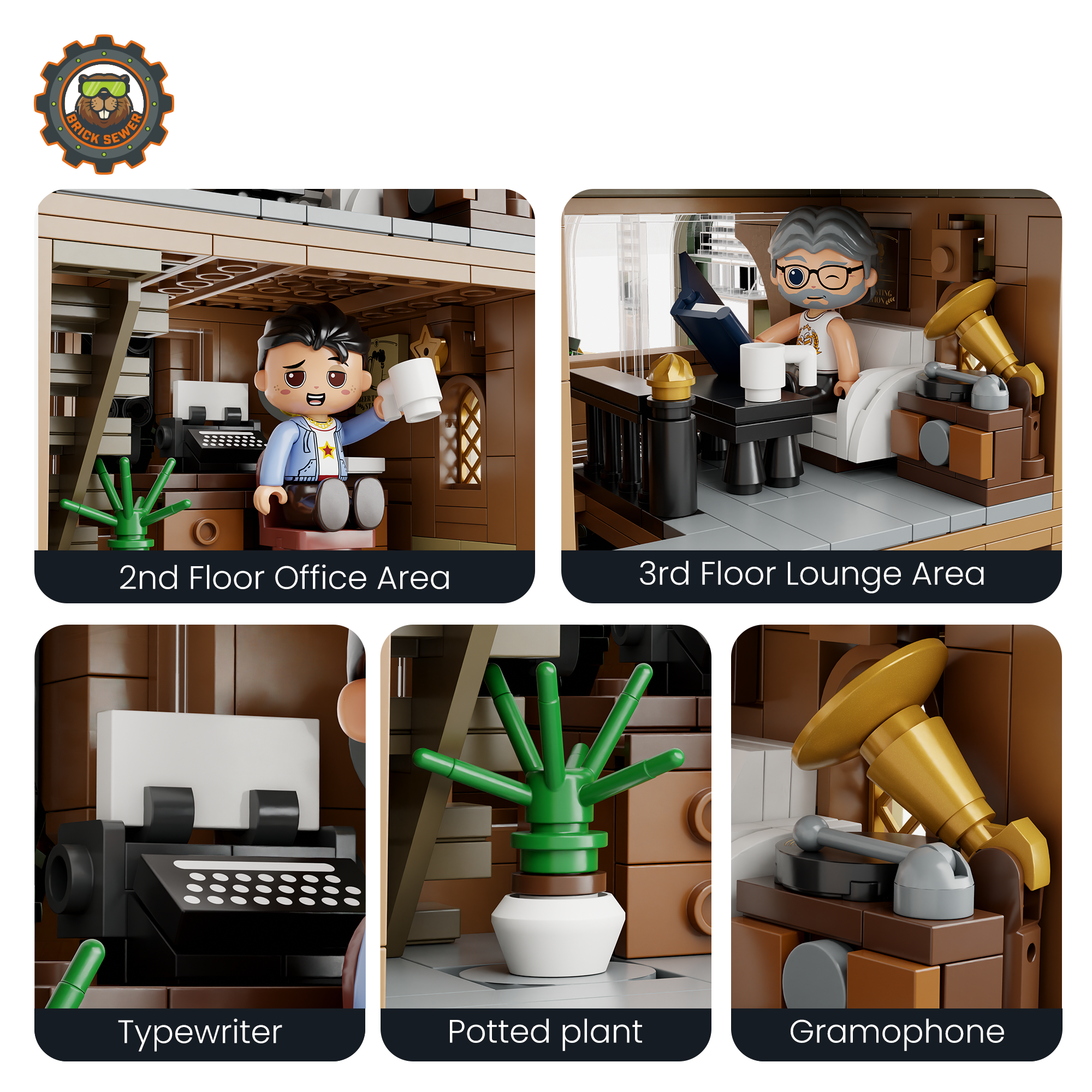 Craft Brewery 3266pcs | Brick Building Set - Image 6 of 8 | TheBrickTube
