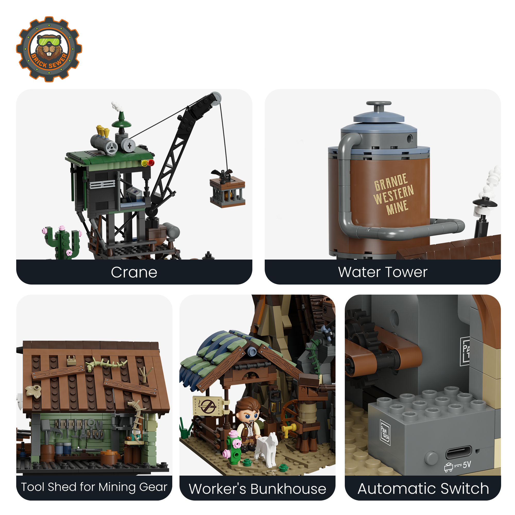 Western Mine 2990pcs - Image 4 of 6 | TheBrickTube