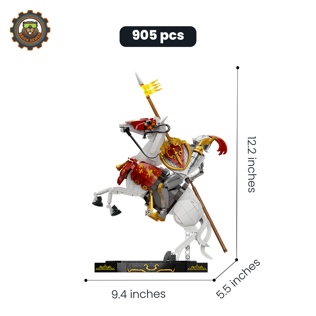 Knight 905pcs | Brick Building Set - Image 3 of 6 | TheBrickTube
