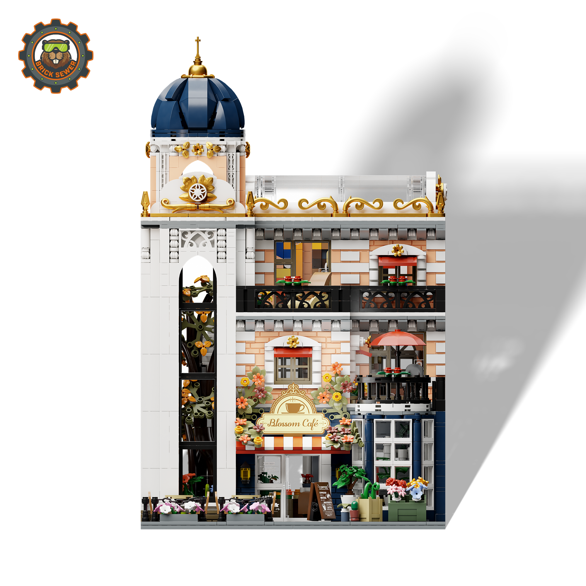 Blossom Cafe 2826pcs | Floral Building Blocks - Image 7 of 8 | TheBrickTube