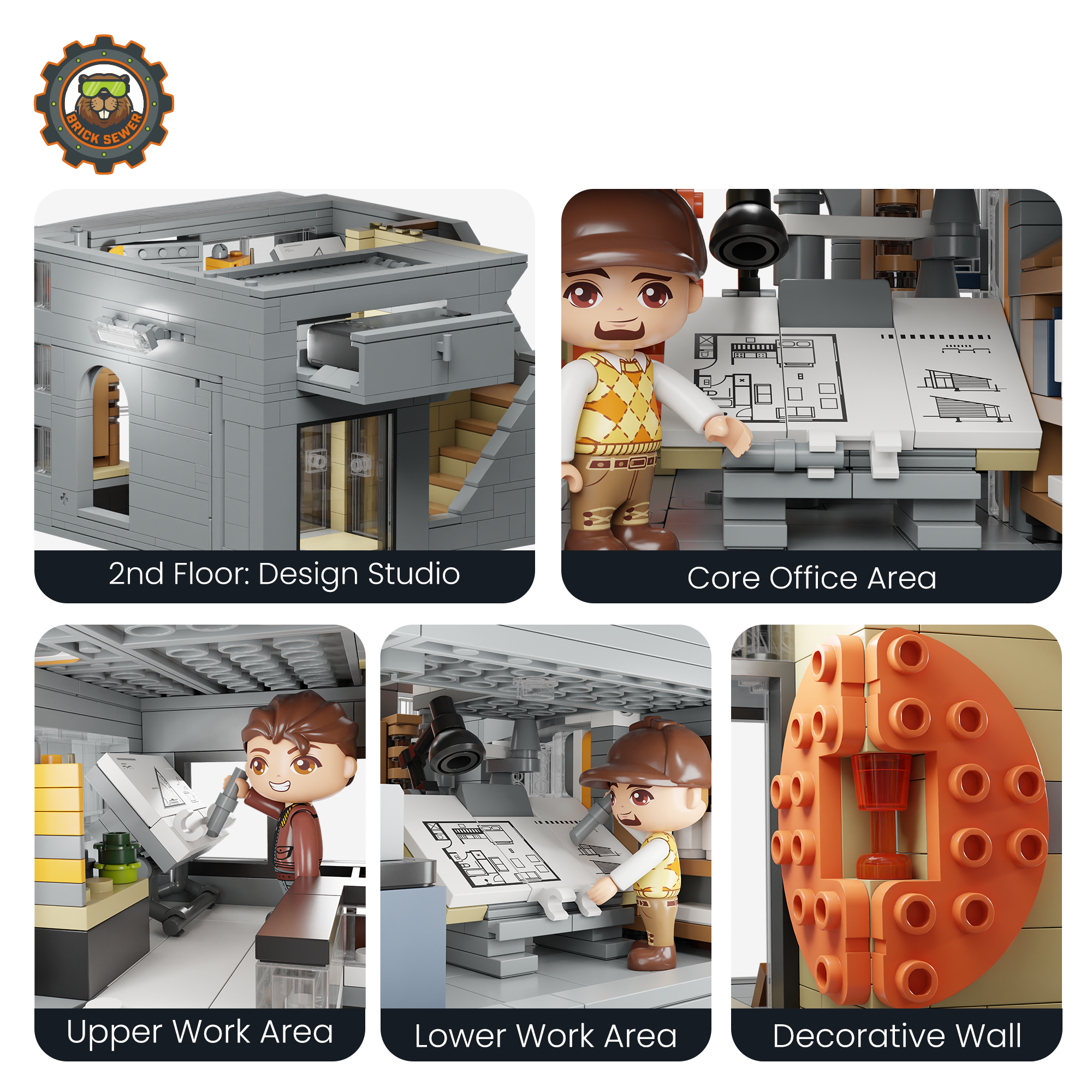 Architecture Firm 3427pcs | Brick Building Set - Image 5 of 8 | TheBrickTube