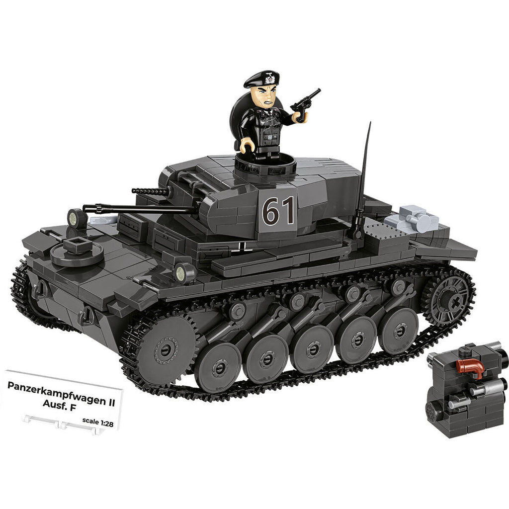PanzerKampWagen II Ausf. F Tank Building Set - Image 5 of 6 | TheBrickTube