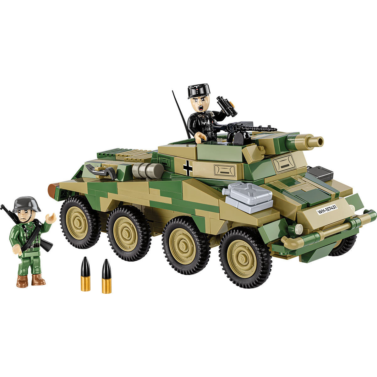 Sd.Kfz. 234/3 Stummel Armored Vehicle Building Set - Image 5 of 6 | TheBrickTube