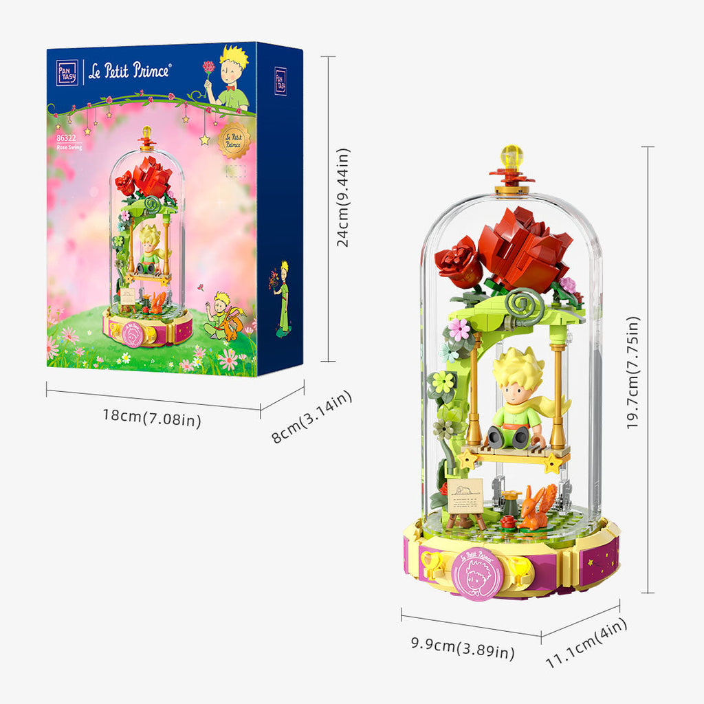 Pantasy x Le Petit Prince·Rose Swing 86322ENP - Image 6 of 6 | TheBrickTube