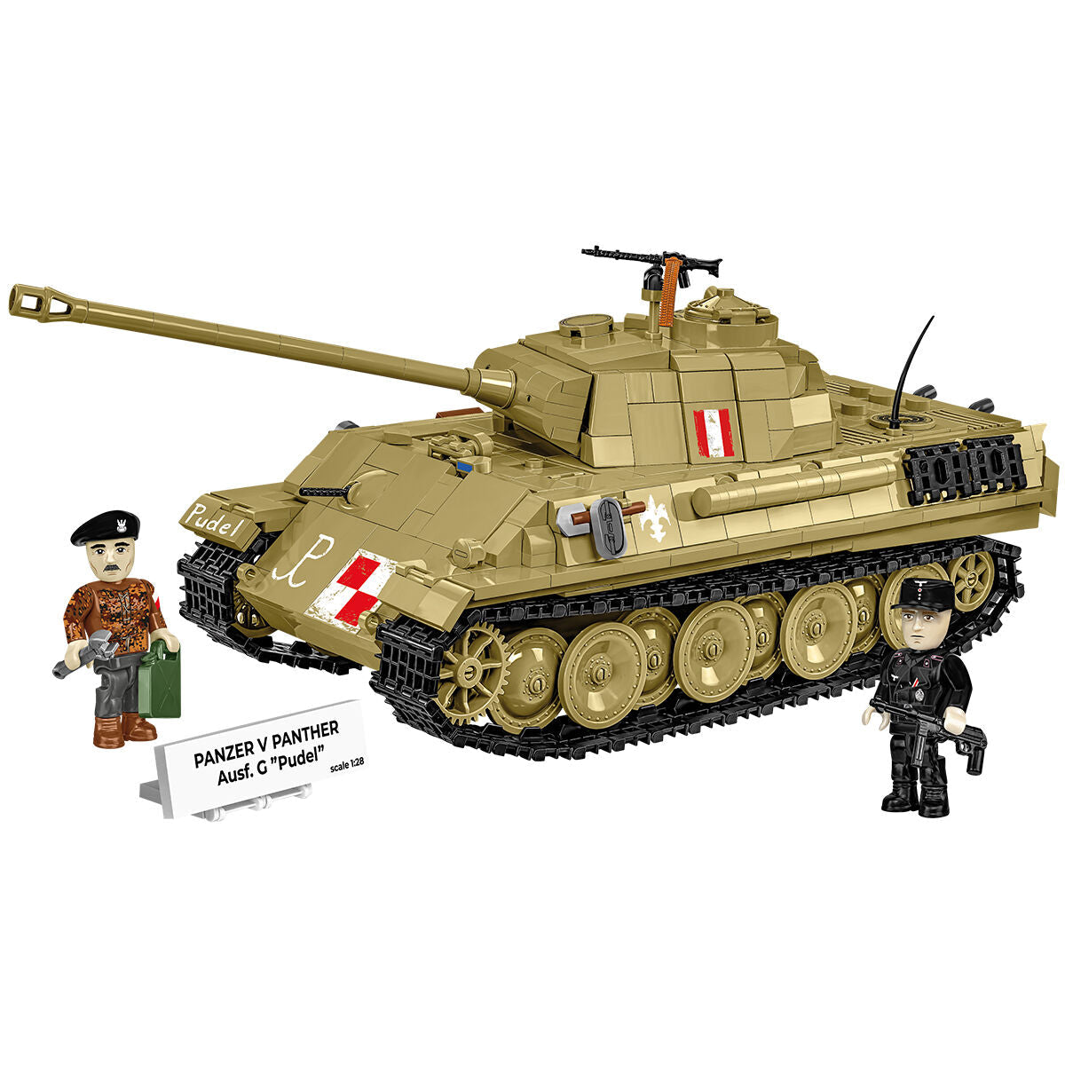 PanzerKampfWagen V PANTHER Ausf. G "PUDEL" Tank Building Set - Image 5 of 6 | TheBrickTube