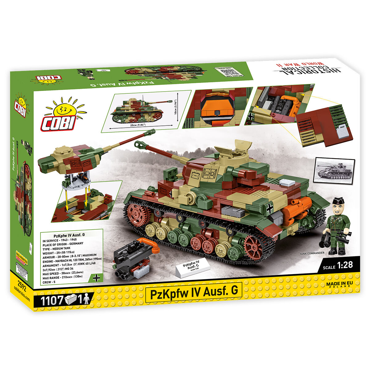 PanzerKampfWagen IV Ausf. G Tank Building Set - Image 2 of 6 | TheBrickTube
