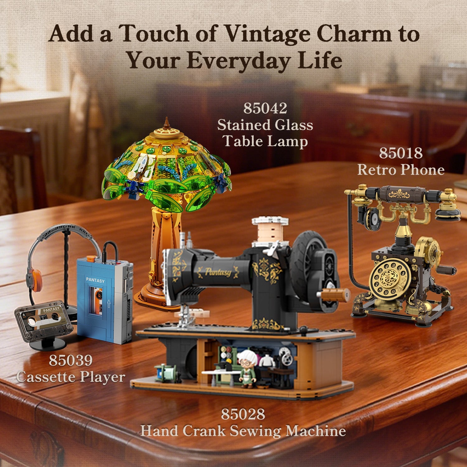 Pantasy Hand Crank Sewing Machine 85028 - Image 8 of 9 | TheBrickTube
