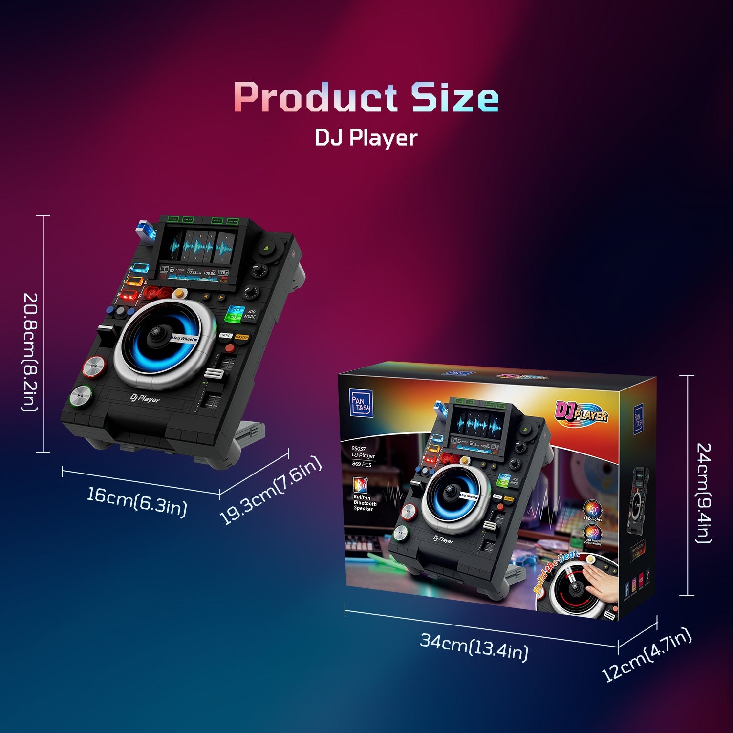Pantasy DJ Player 85037 - Image 8 of 8 | TheBrickTube
