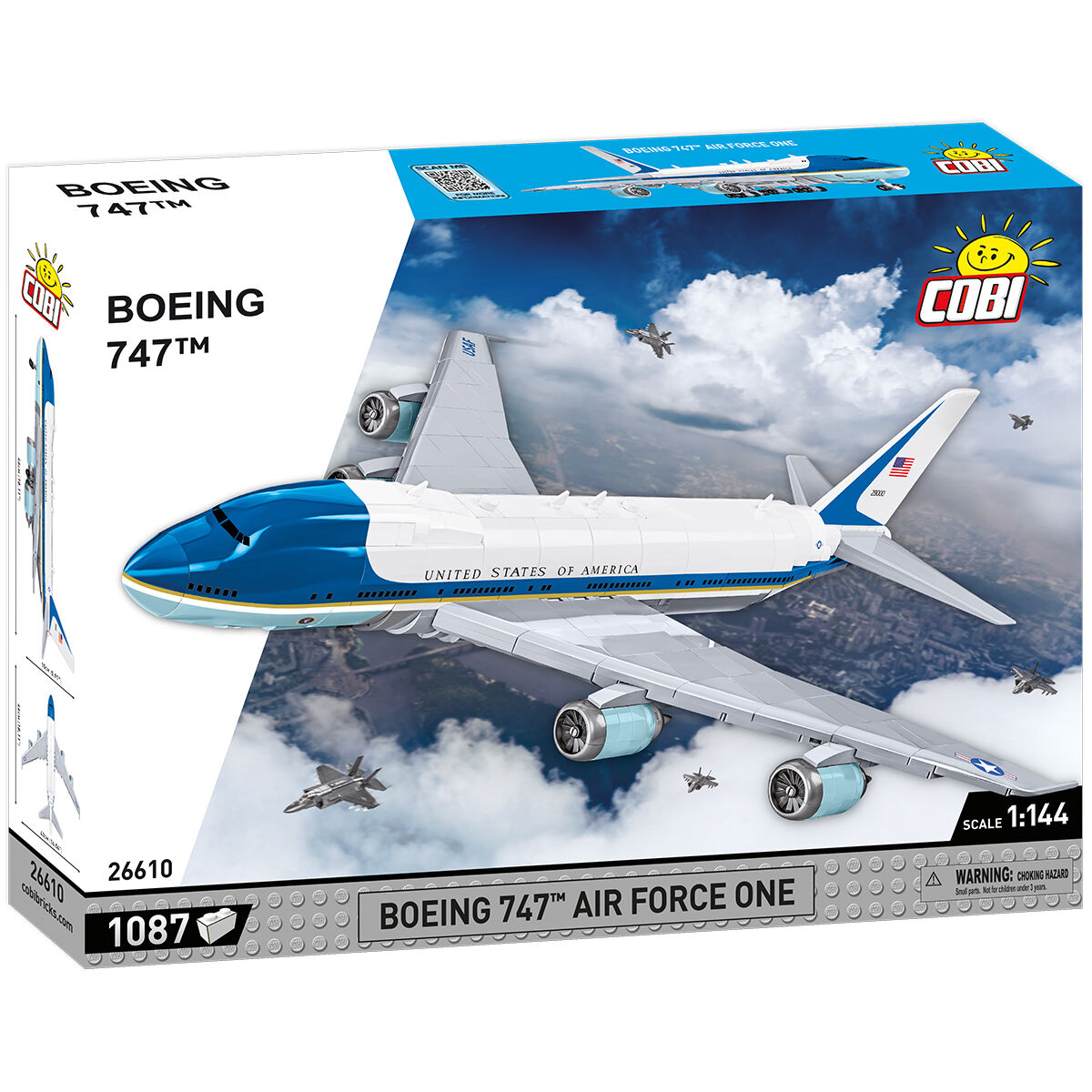Boeing 747 Air Force One Building Set - Main Image | TheBrickTube