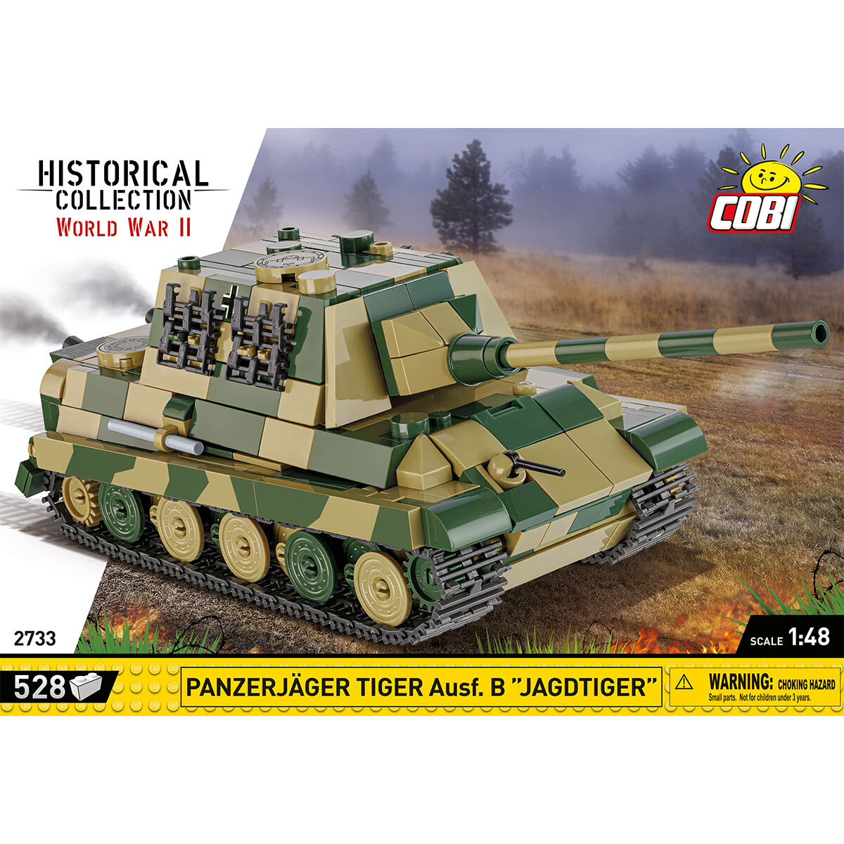 Panzerjäger Tiger Ausf. B "Jagdtiger" Tank Destroyer 1:48 Building Set - Image 3 of 6 | TheBrickTube
