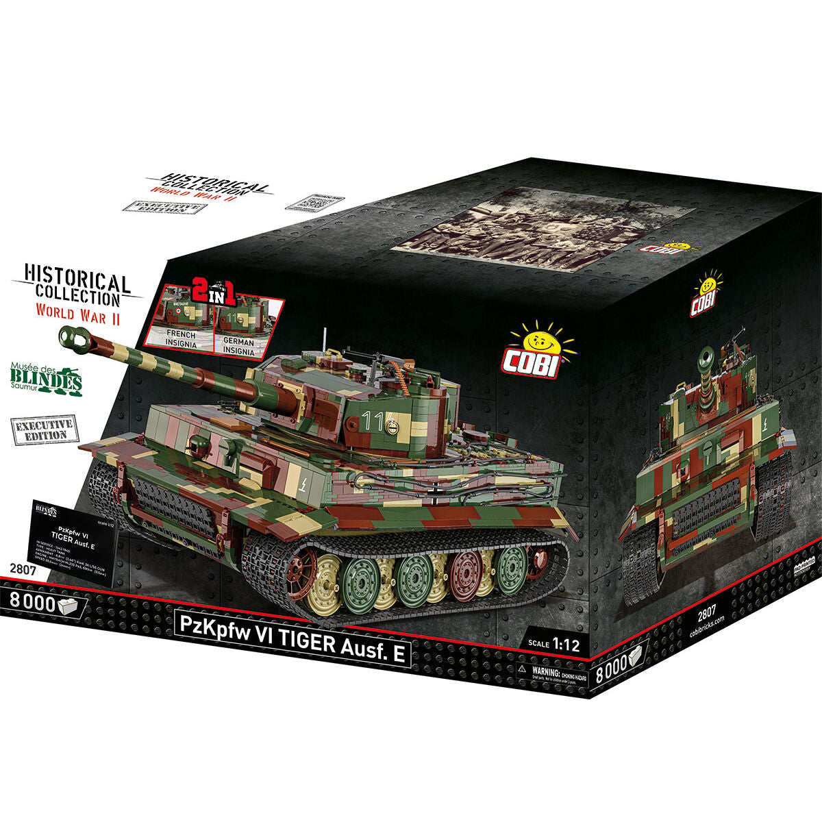 Executive Edition PzKpfw VI Ausf. E Panzer Tank Building Set - Main Image | TheBrickTube
