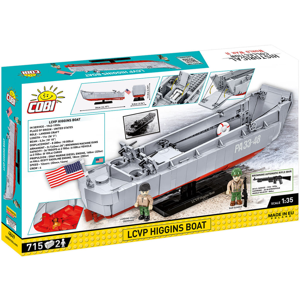 LCVP Higgins Boat Landing Craft Building Set - Image 2 of 6 | TheBrickTube