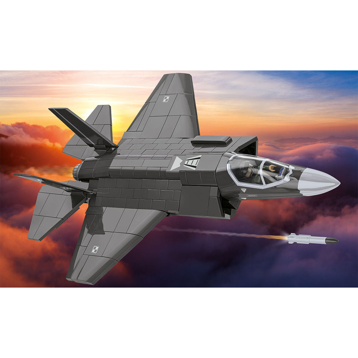 F-35B Lightning II "Husarz" Fighter Jet Building Set - Image 5 of 6 | TheBrickTube