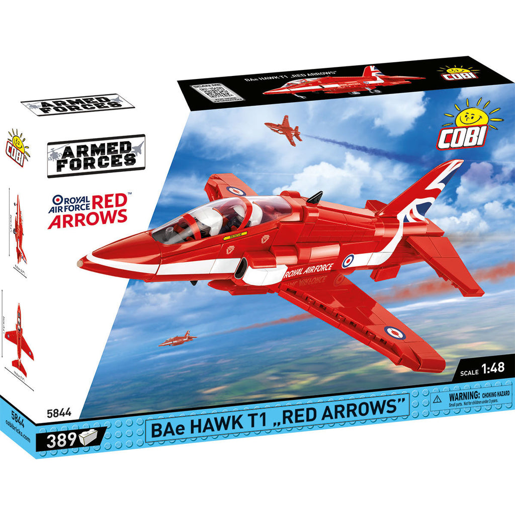 BAe Hawk T1 "Red Arrows" Jet Building Set - Main Image | TheBrickTube
