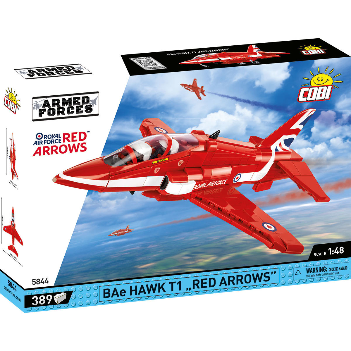 BAe Hawk T1 "Red Arrows" Jet Building Set - Main Image | TheBrickTube