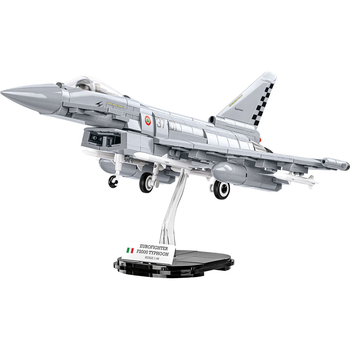 Eurofighter F2000 Typhoon Fighter (Italy) Building Set - Image 6 of 6 | TheBrickTube