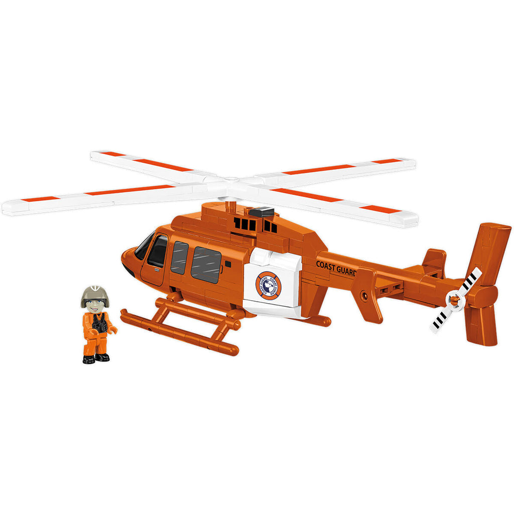 Bell 407 Coast Guard Helicopter Building Set - Image 6 of 6 | TheBrickTube