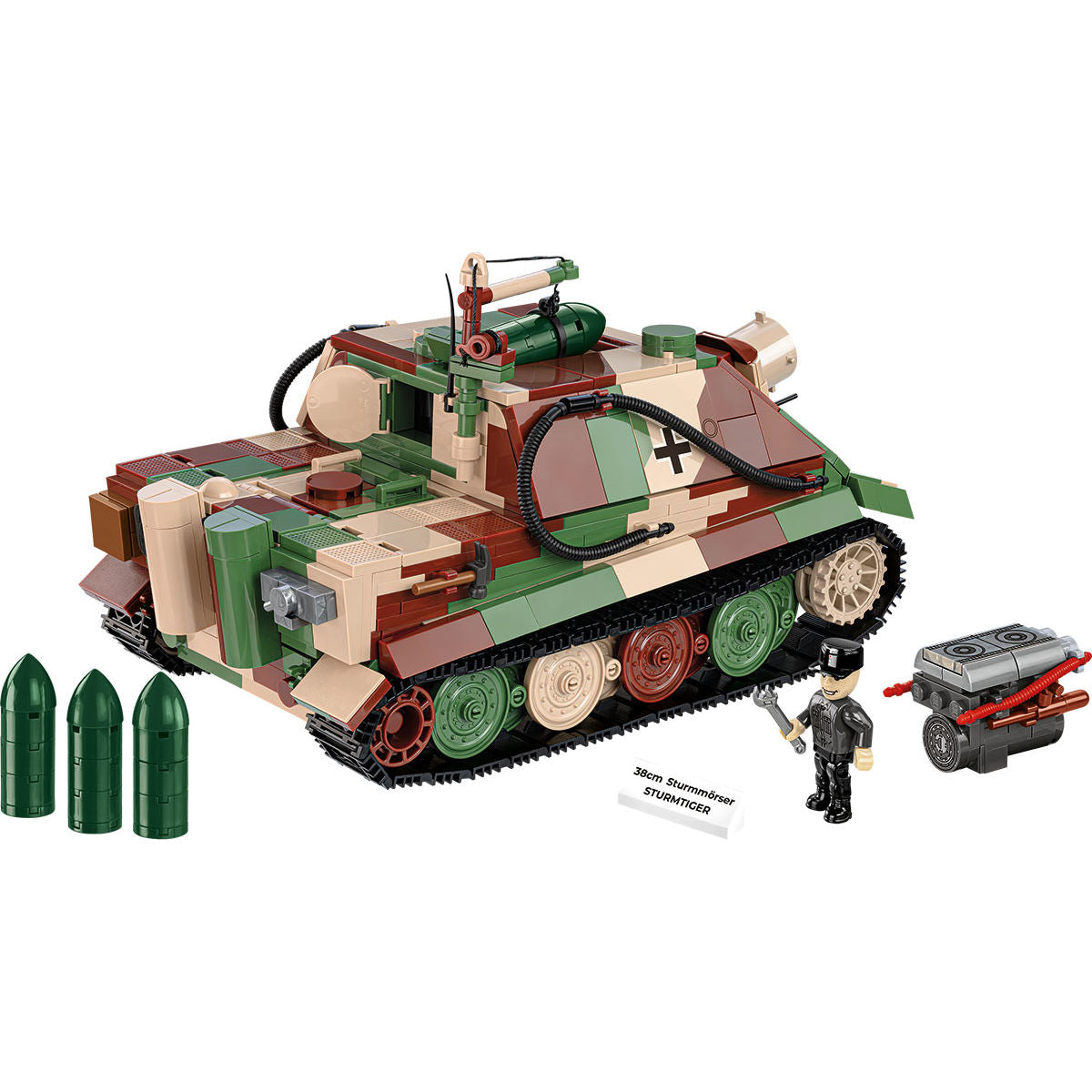 38cm Sturmmörser Sturmtiger Assault Gun Building Set - Image 6 of 6 | TheBrickTube