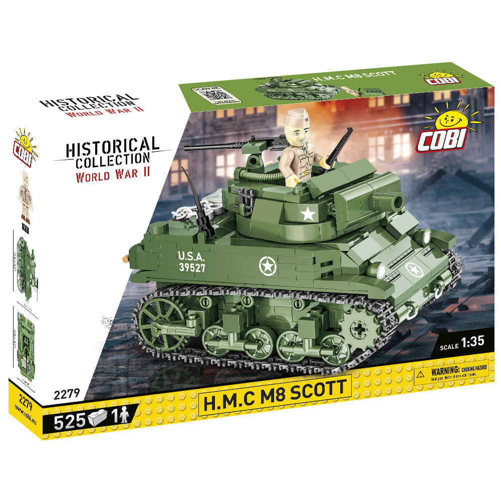 H.M.C M8 Scott Tank Building Set - Main Image | TheBrickTube