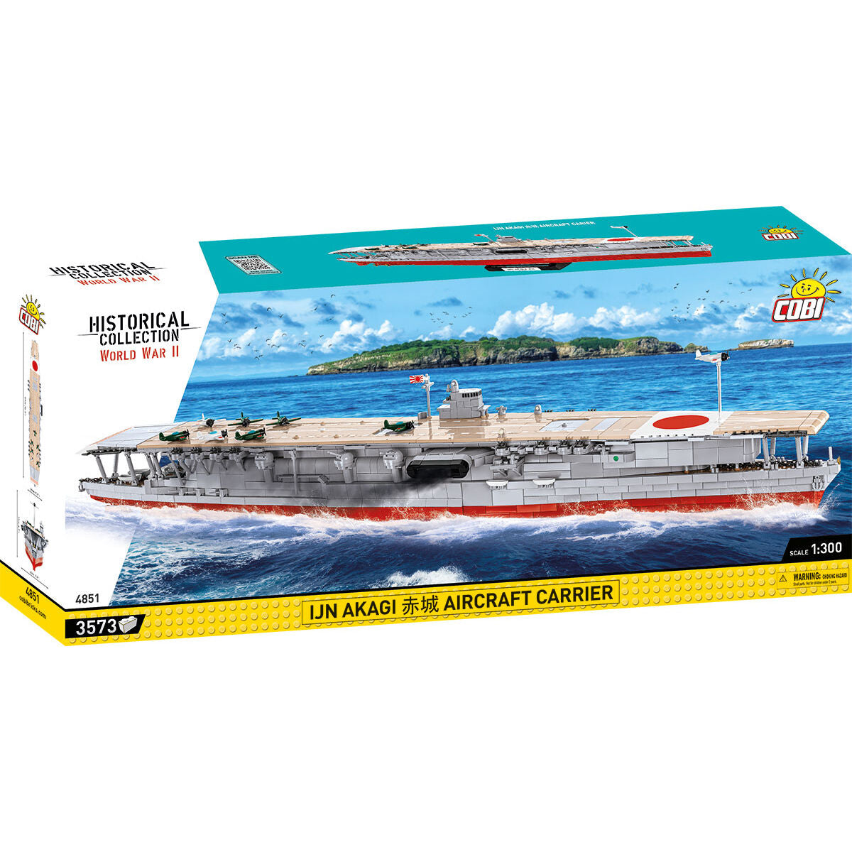 IJN Akagi Aircraft Carrier Building Set - Main Image | TheBrickTube